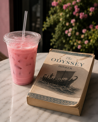 Book the odyssey with a drink